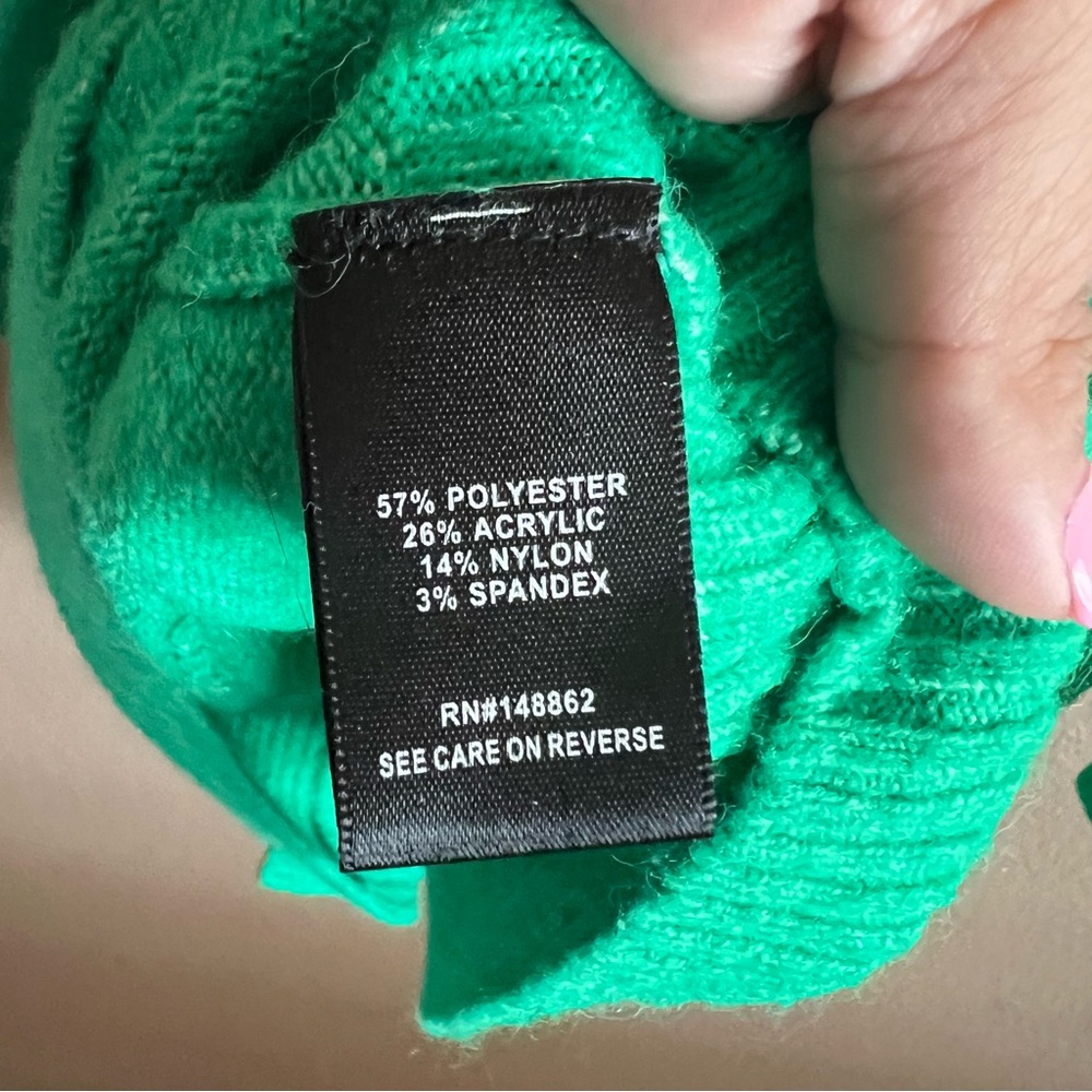 Torrid Green Boyfriend Cardigan Sweater Size 2 - Picture 10 of 10